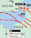 Dover Straits earthquake