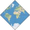 Adams hemisphere-in-a-square projection